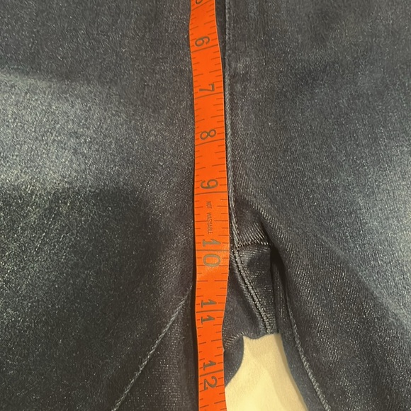 Soft Surroundings Pull-on Jeans Size Small Petite Dark Wash Skinny High Rise - Picture 7 of 9